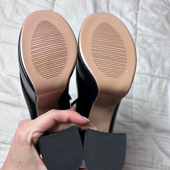 Nasty gal platform, black tie up biker combat boots - Picture 4 of 4